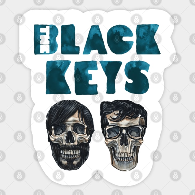 The Black Key Sticker by Fitri Mastercom